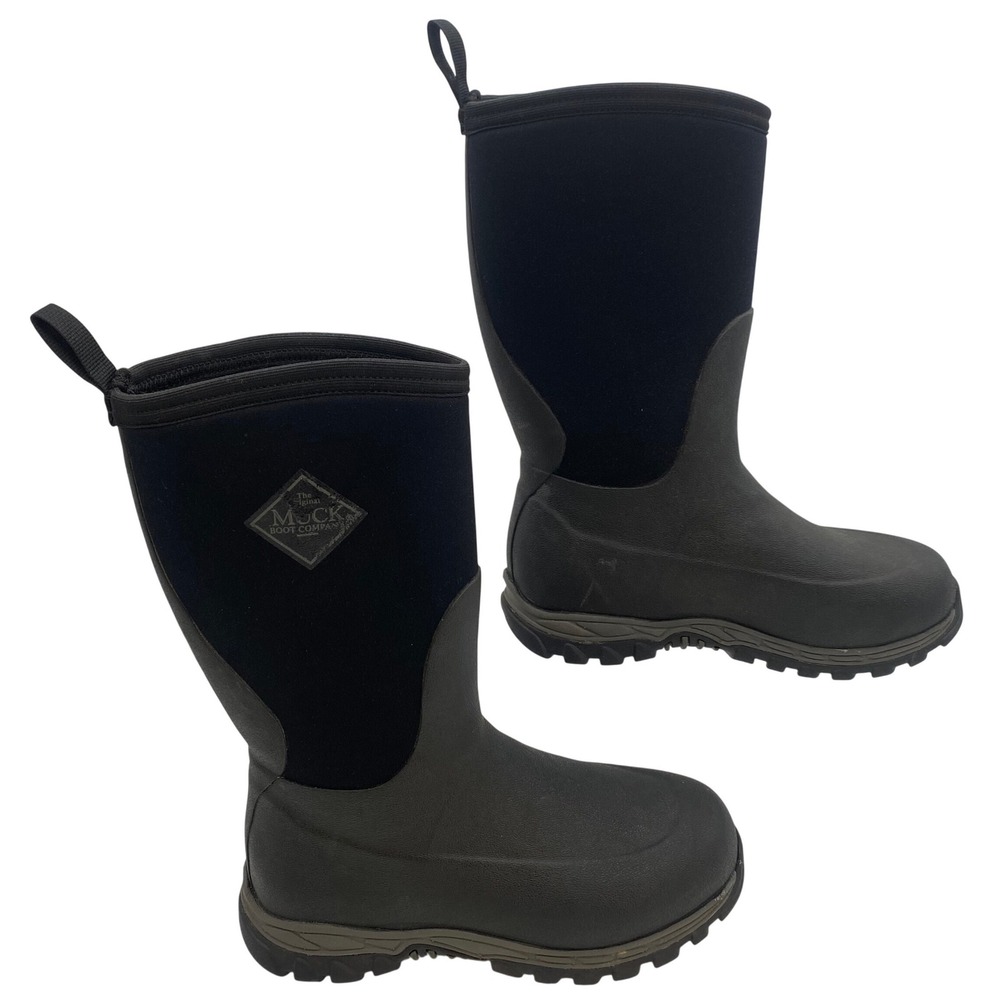 Muck Boots Kids Size 5 Rugged II Black Waterproof Winter Snow Rain Boot Unisex